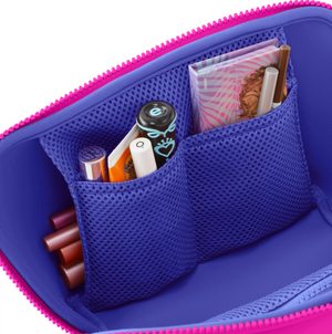 Neoprene Makeup Bag- Pink