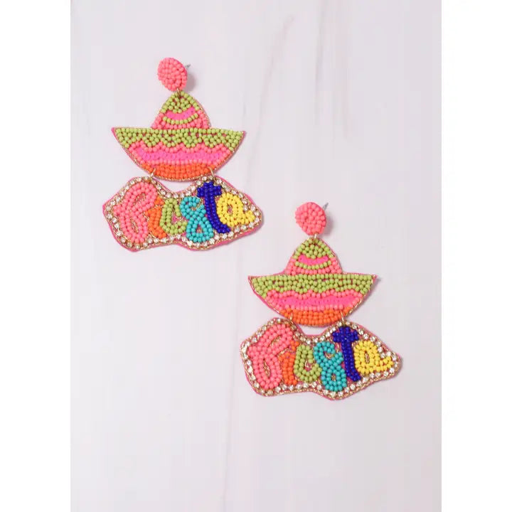 Fiesta Sombrero Earrings (FINAL SALE)