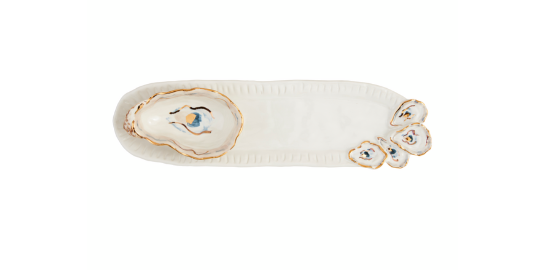Oyster Tray & Dip Set