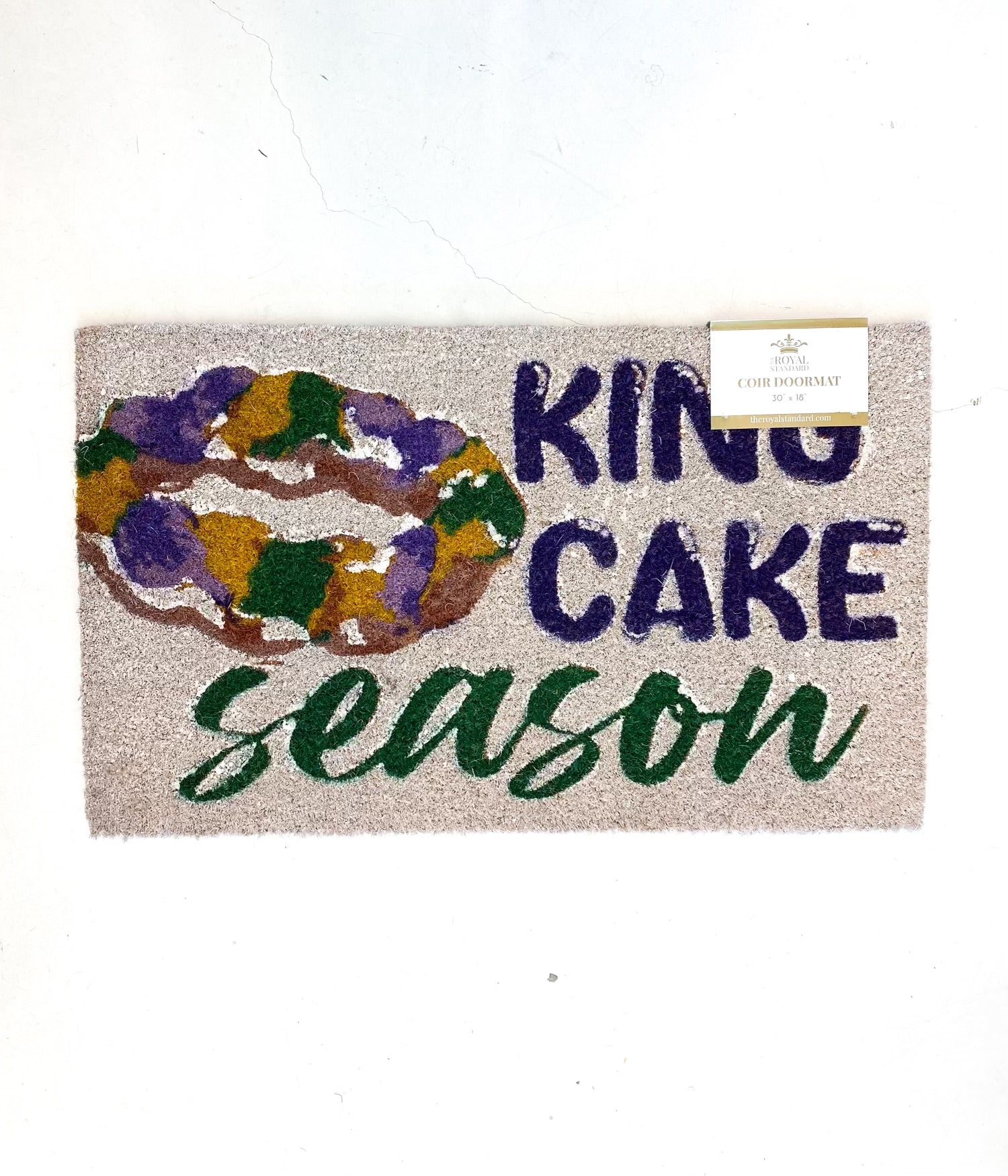 King Cake Season Doormat