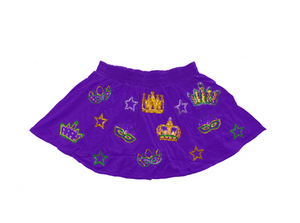 Youth Crown Skort Purple