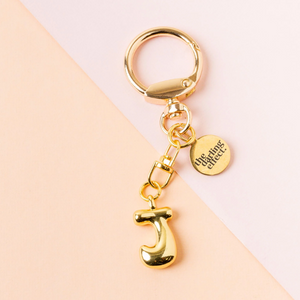 Bubble Letter Keychain