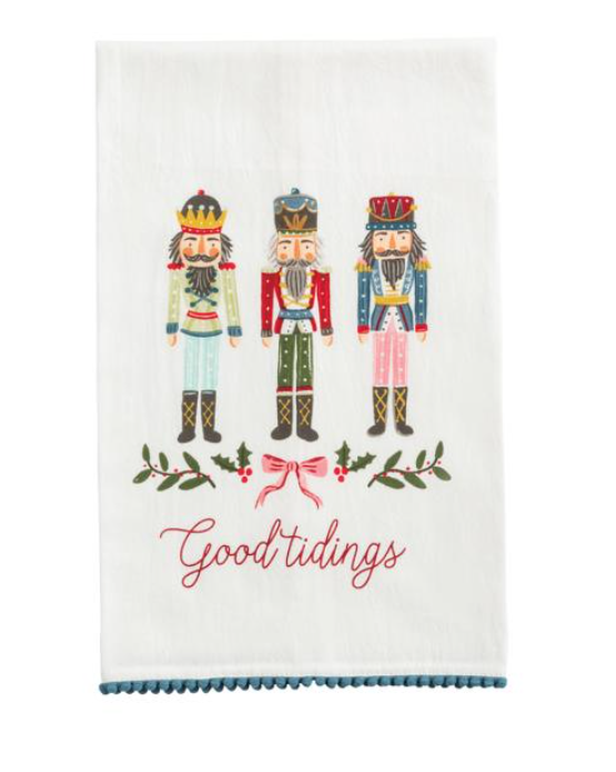Nutcracker Pom Towel