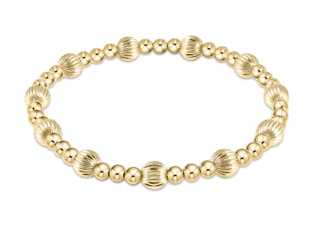 Dignity Sincerity Gold Bead Bracelet