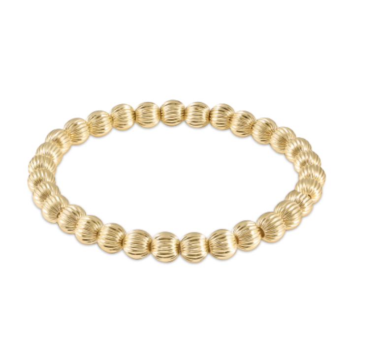 Dignity Gold 6mm Bead Bracelet