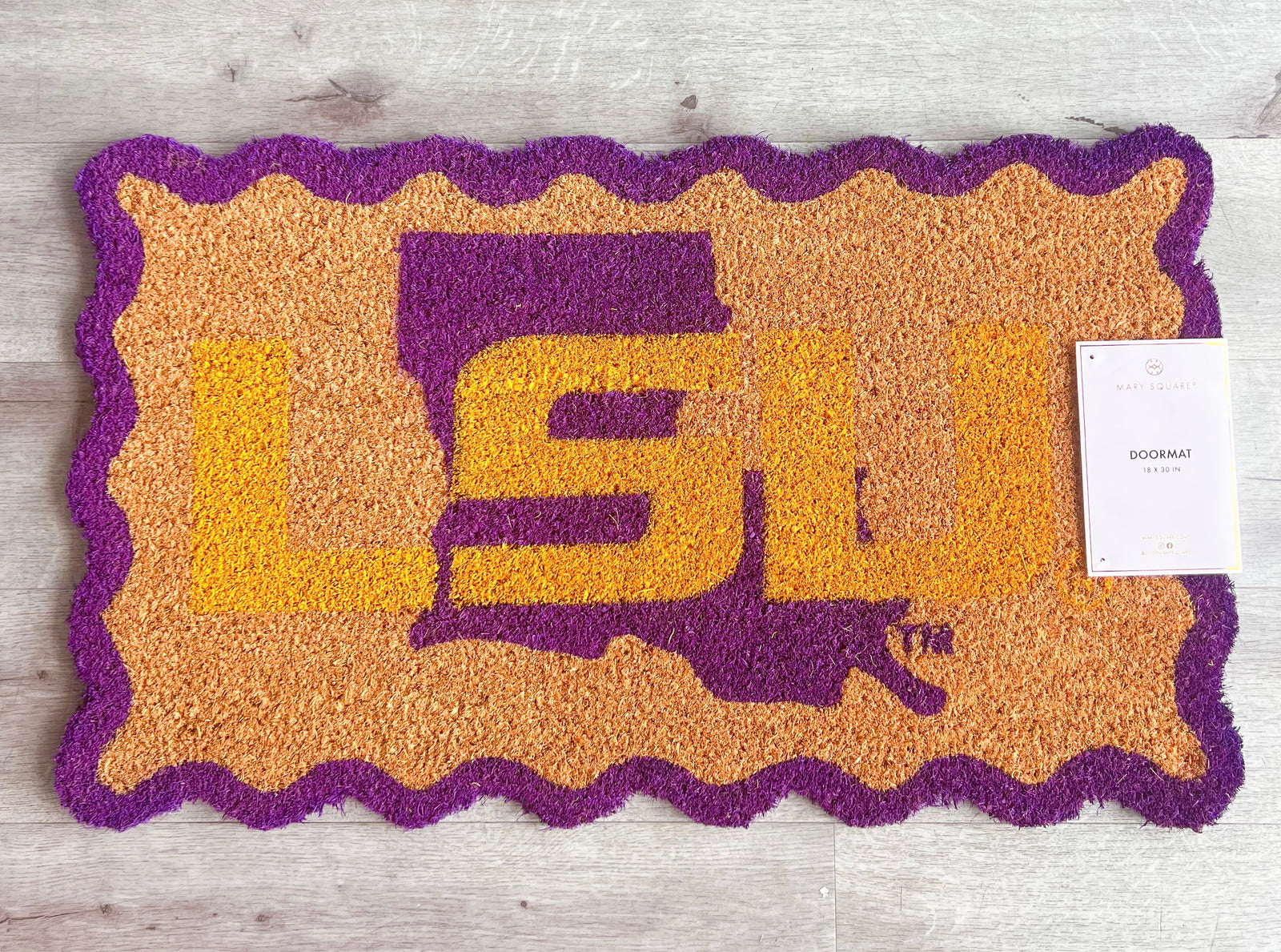 LSU Tiger Door Mat
