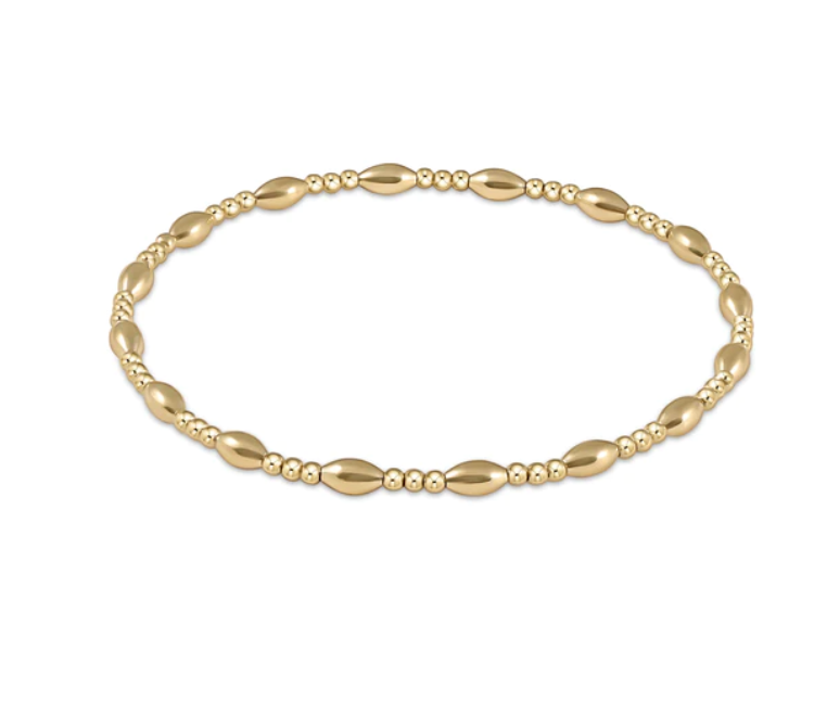 Harmony Sincerity 2mm Gold Bead Bracelet Extends