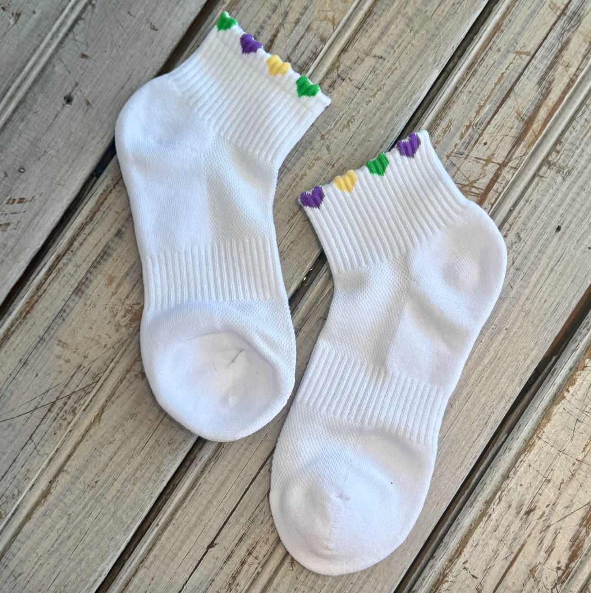 MG Hearts Ankle Socks Adult