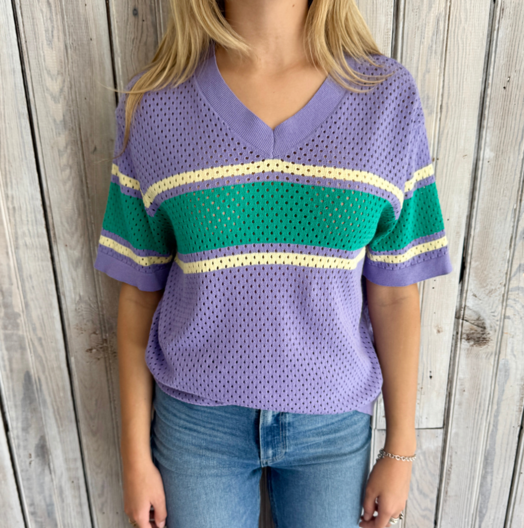 MG Loose Knit Stripe