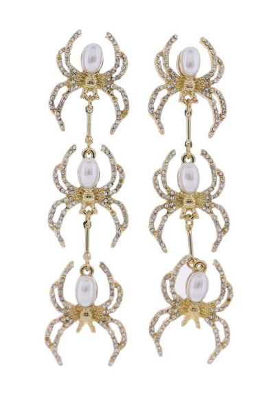 Descending Spiders Earrings