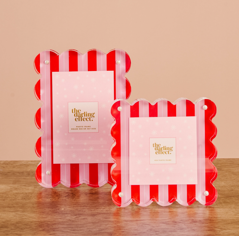 Peppermint Stripes Frame