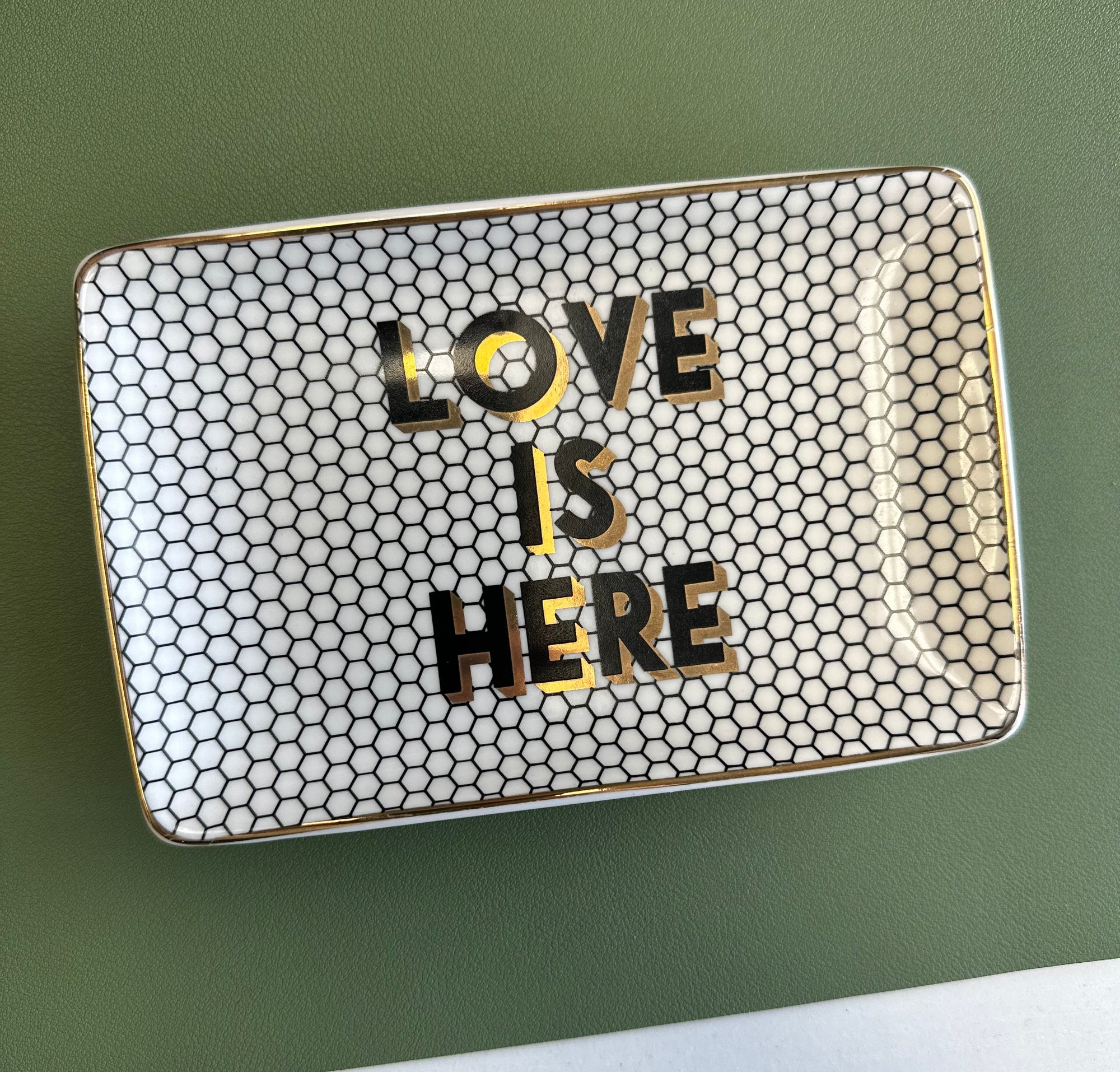 "Love Is Here" Dish (FINAL SALE)