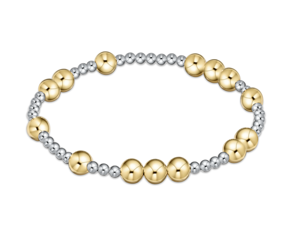 Hope Unwritten Mixed Metal Bead Bracelet