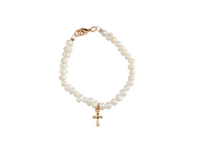 Gold Cross Bracelet