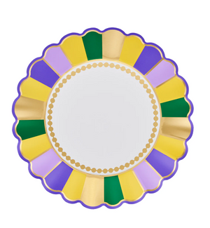 Scalloped Dinner Plate Lets Mardi