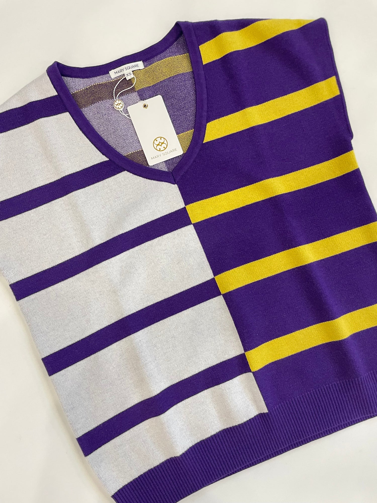 Purple/Gold Sweater (FINAL SALE)