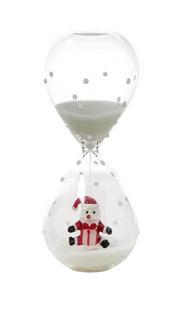 Holiday Sand Timer- Santa