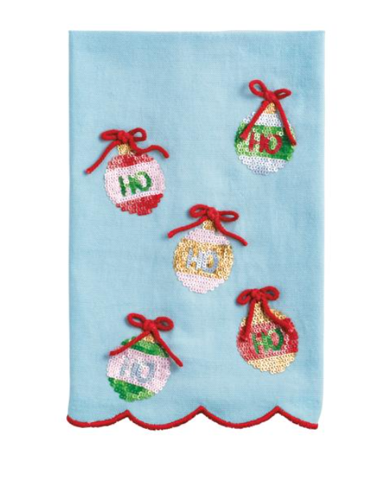 Ornaments Sequin Towel