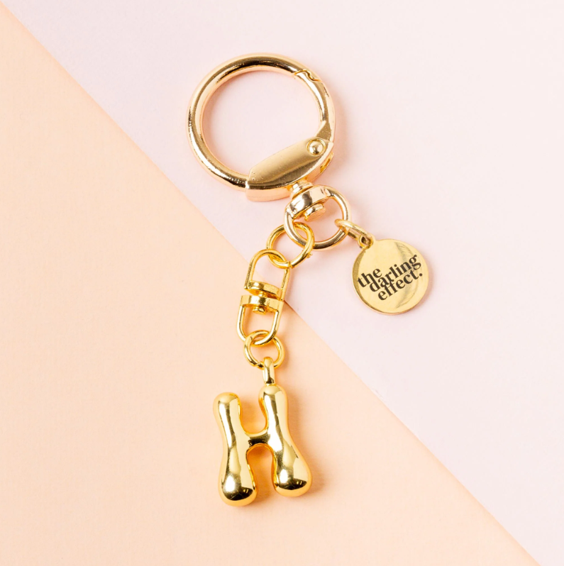 Bubble Letter Keychain