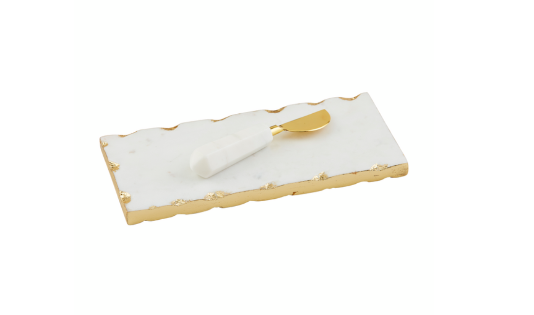 Gold Edge Marble Set