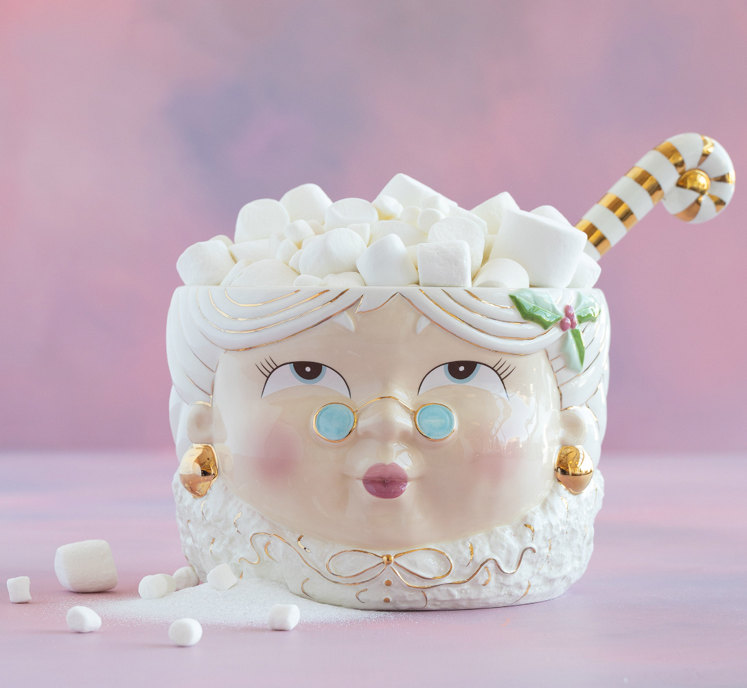 Mrs Papa Noel Punch Bowl