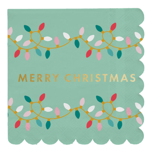 Cocktail Napkins Merry Christmas