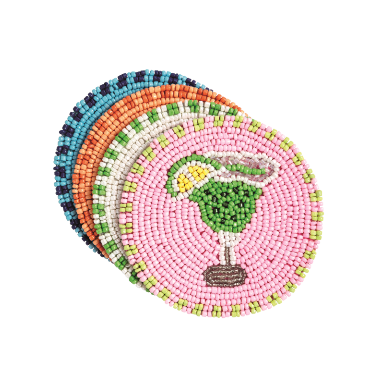 Margarita Beaded Coaster Set