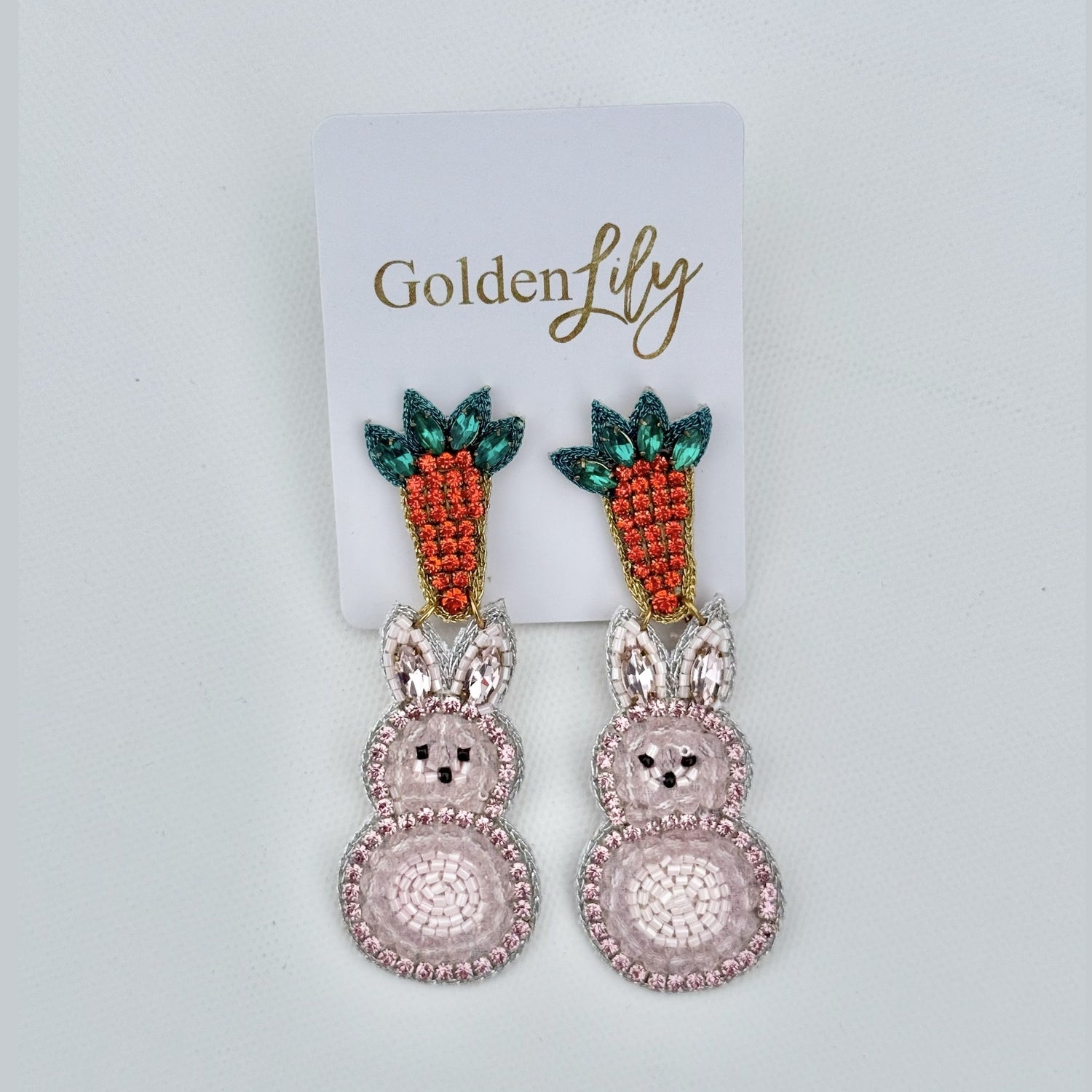 Lt Pink Peep Earring