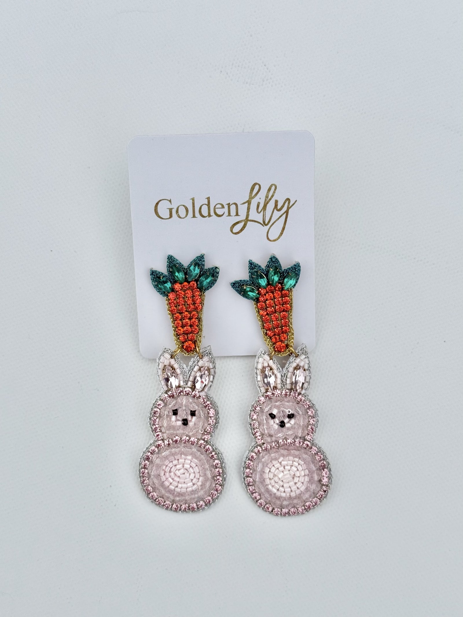 Lt Pink Peep Earring