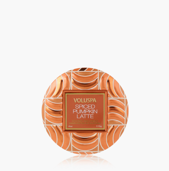 Pumpkin Spiced Latte Mini Tin Candle