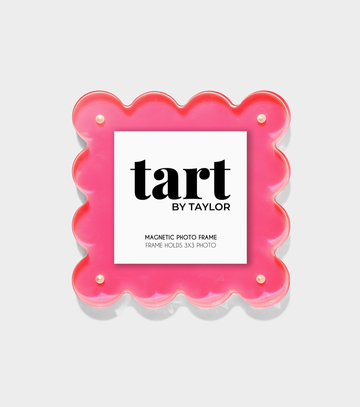 Neon Pink Acrylic Frame - Small