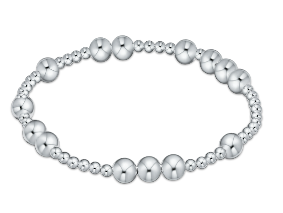 Hope Unwritten Sterling Silver Bead Bracelet