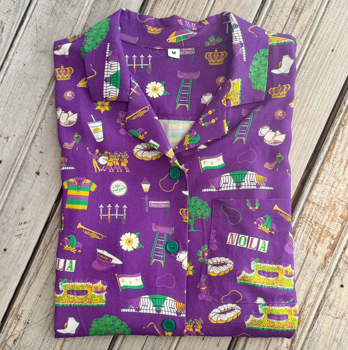 Mardi Icons Hawaiian Shirt