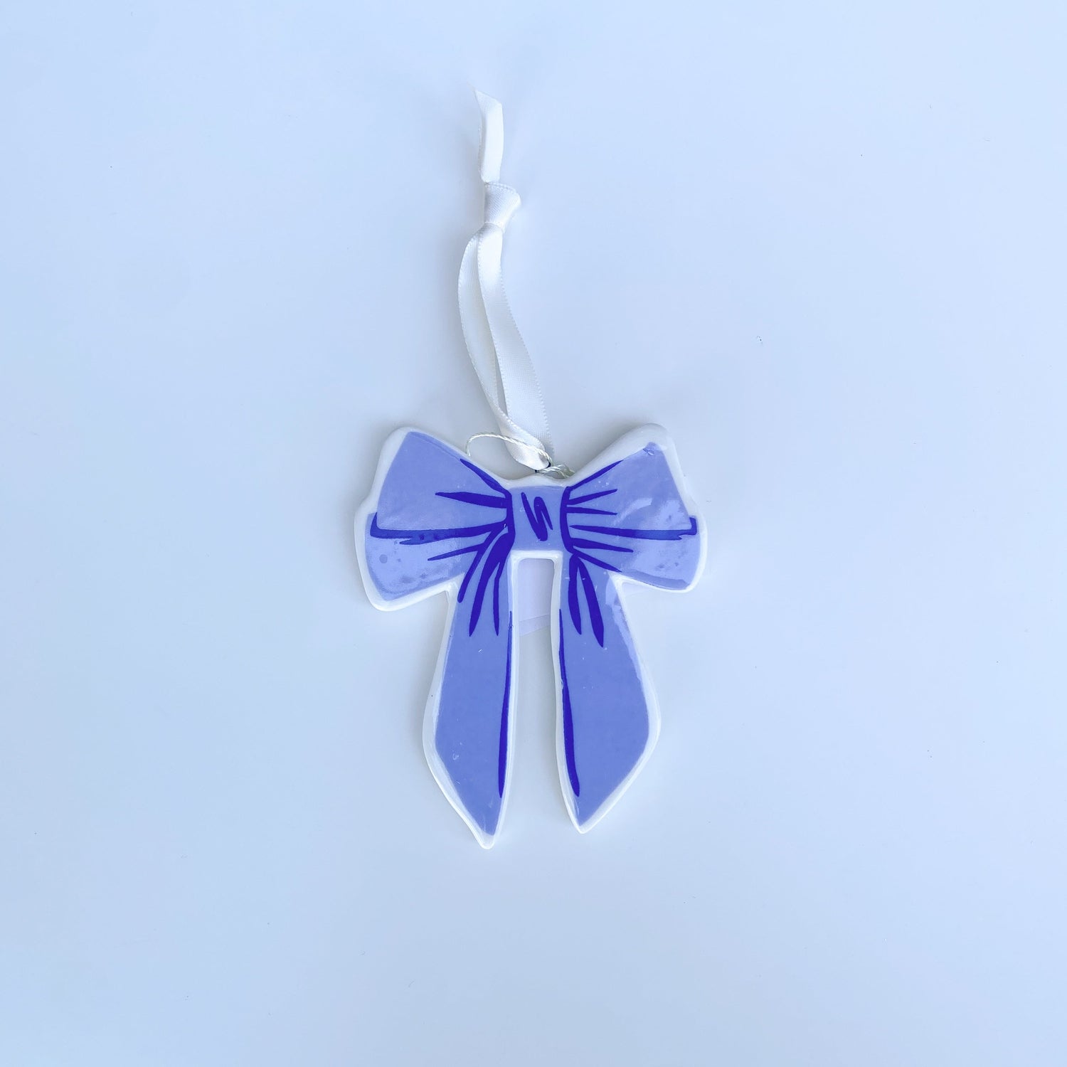 Ornament Bow Blue