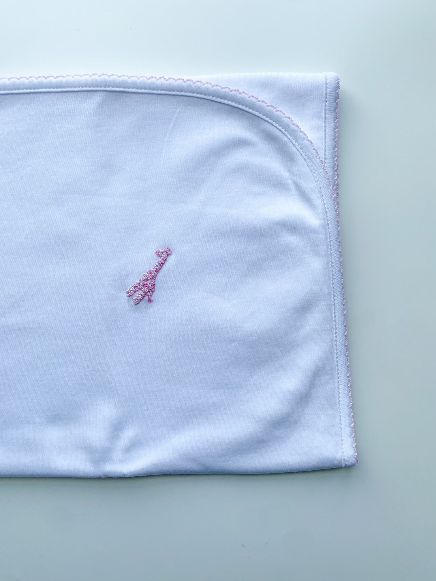 Pink Safari Emblem Blanket (FINAL SALE)