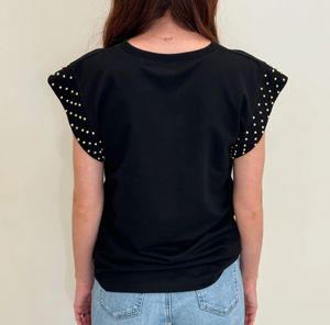 Saints Pearl Flutter Sleeve