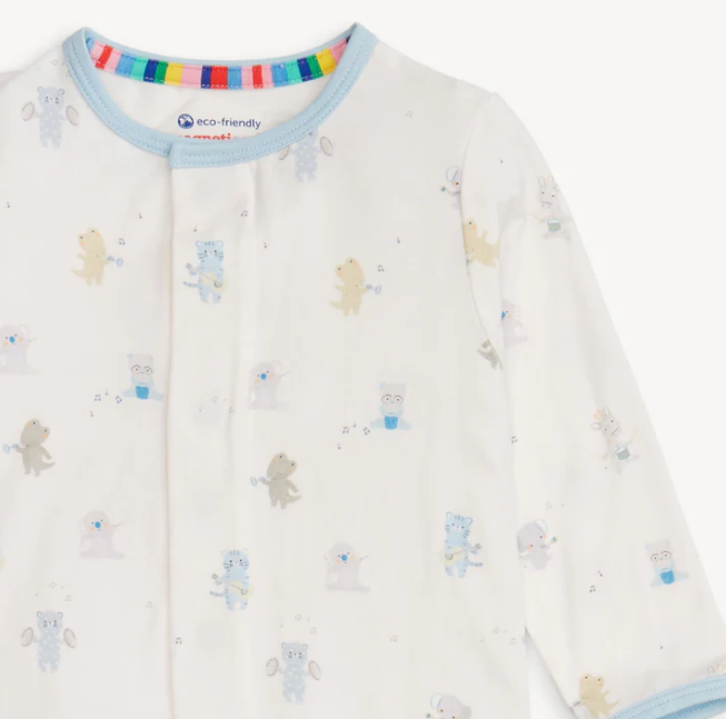 Baby Beats Footie- Bl