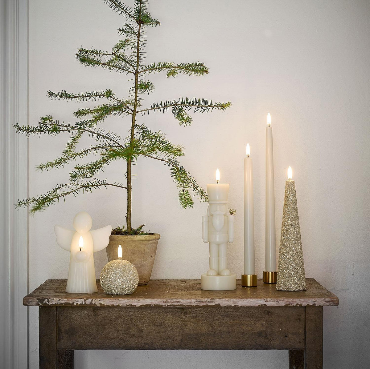 LED Nutcracker Candle - Large
