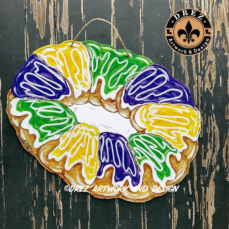 Door Hanger- King Cake