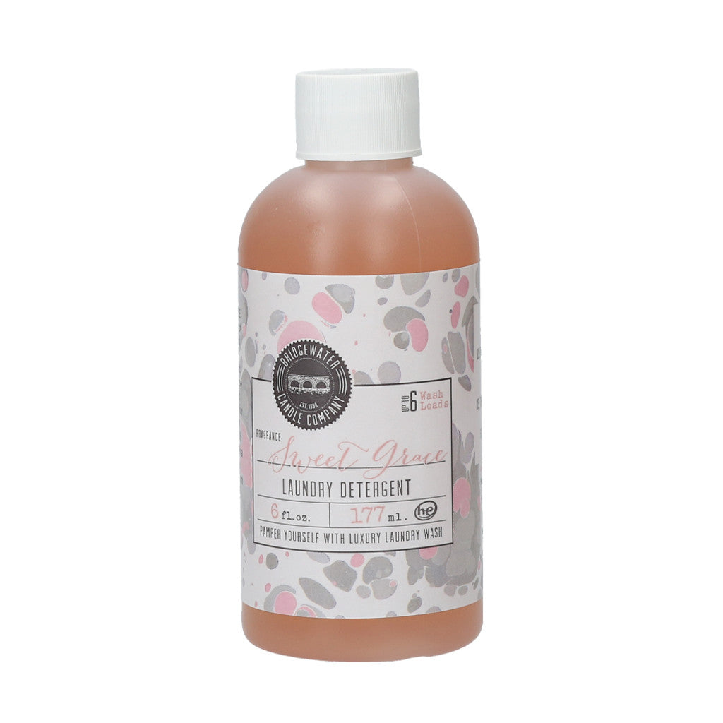 Bottle of Bridgewater Candle Company Sweet Grace laundry detergent