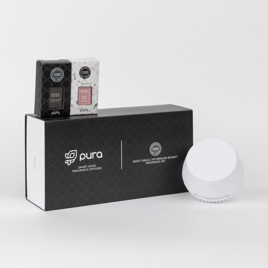 Sweet Grace & Afternoon Retreat PURA + Bridgewater Smart Home Diffuser Set
