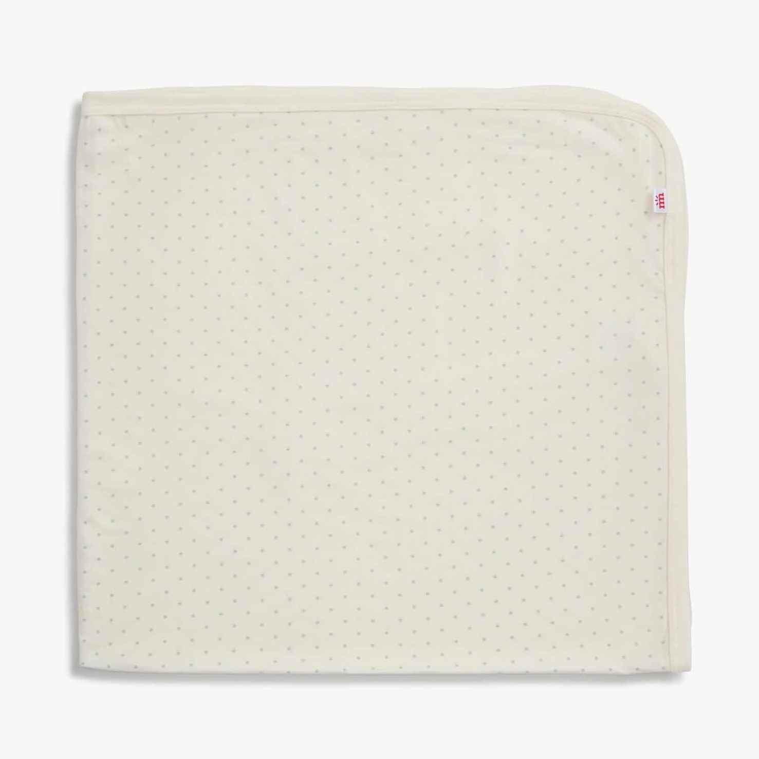 Baby Blanket- Cream Pin Dot