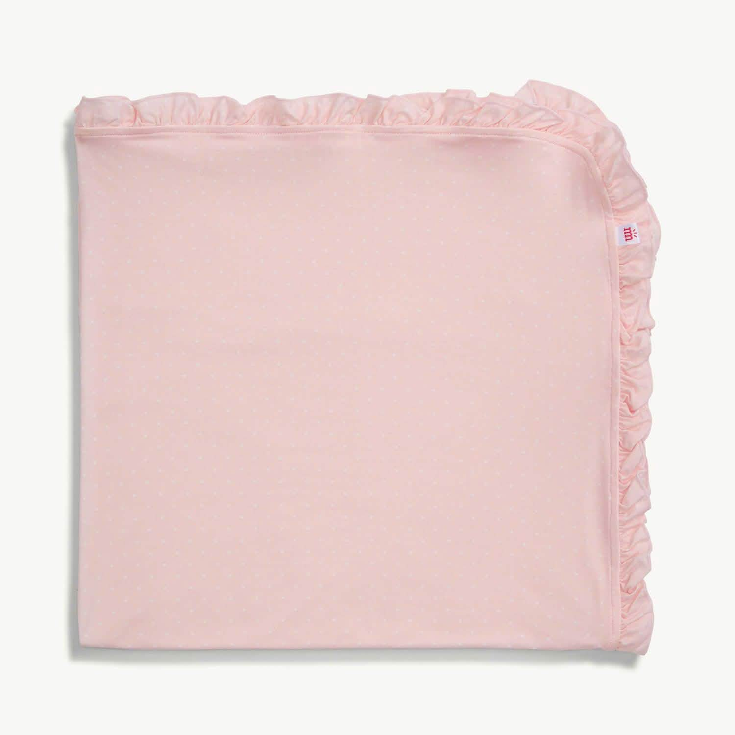 Baby Blanket- Pink Pin Dot