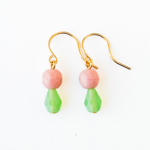 Tiny Color Drop Earrings (FINAL SALE)