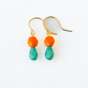 Tiny Color Drop Earrings (FINAL SALE)