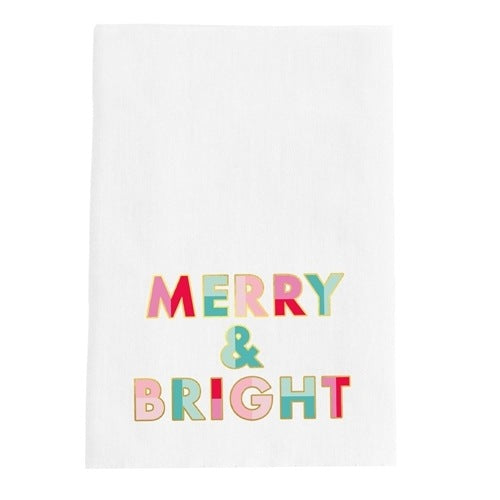 Merry & Bright Tea Towel