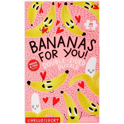 Bananas For You Double-Sided Puzzle