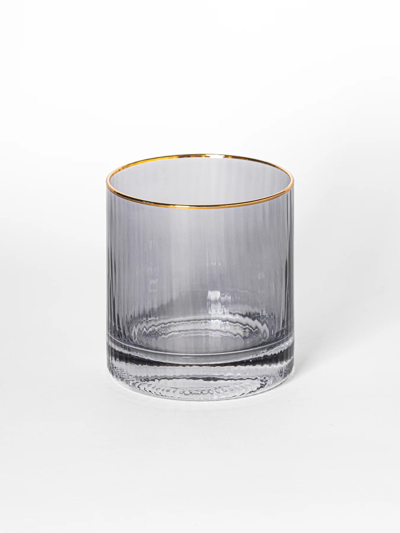 Smoke Ribbed Cocktail Glass