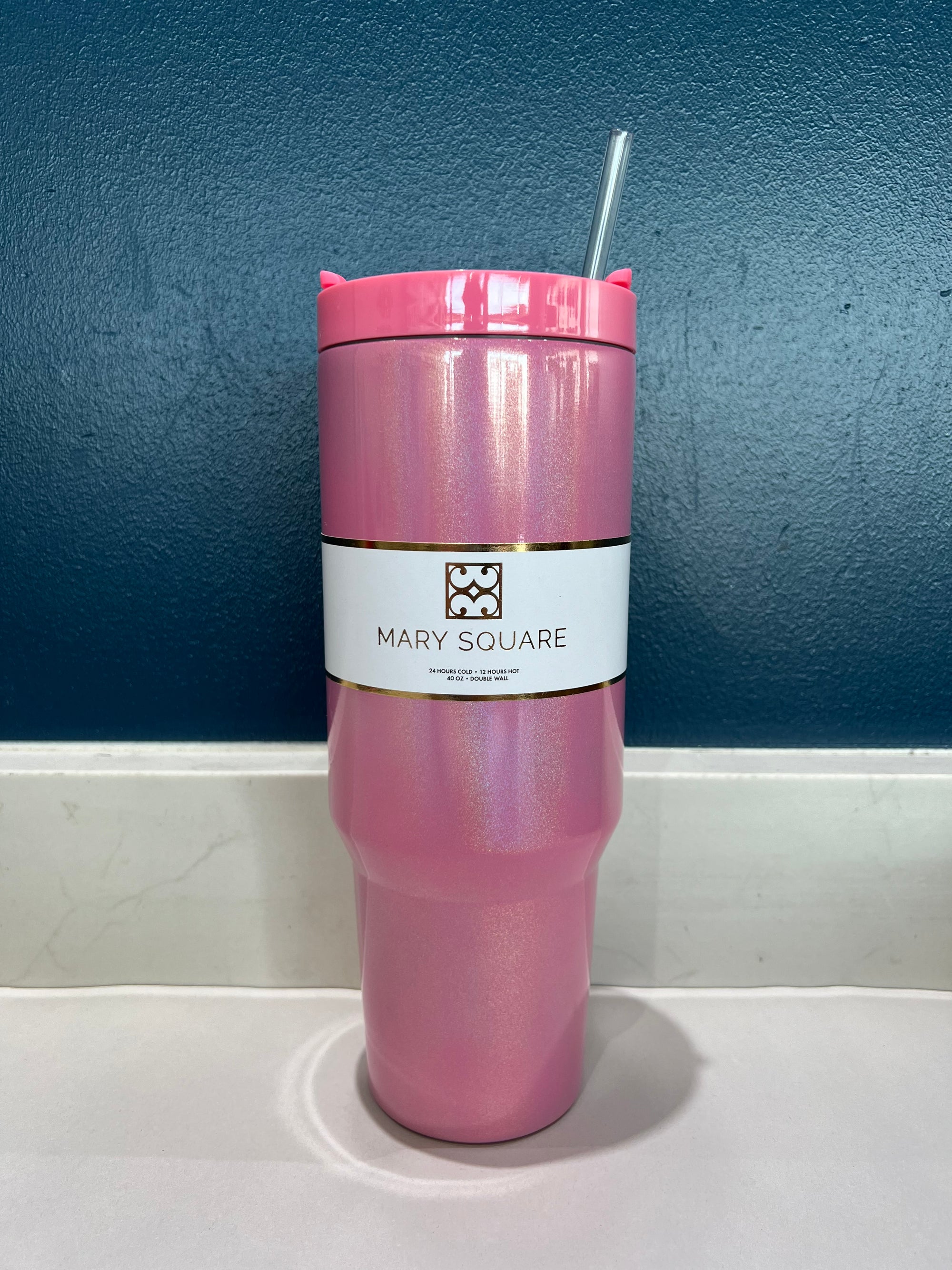 To-Go Tumbler Pearlized Pink 40oz