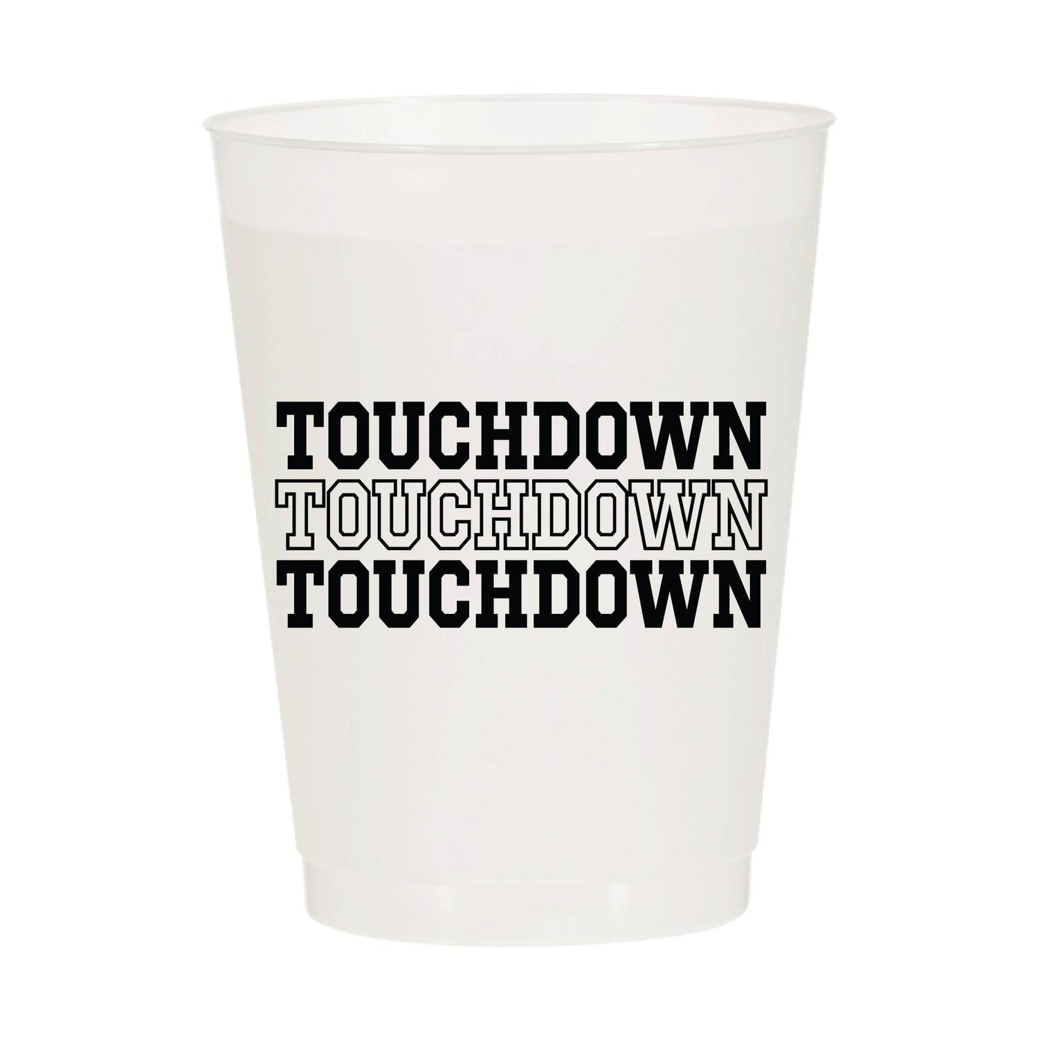 Touchdown Frosted Cups (10 Pk)
